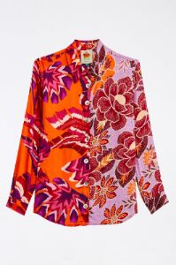Lilac Mixed Prints Shirt sold by FARM Rio