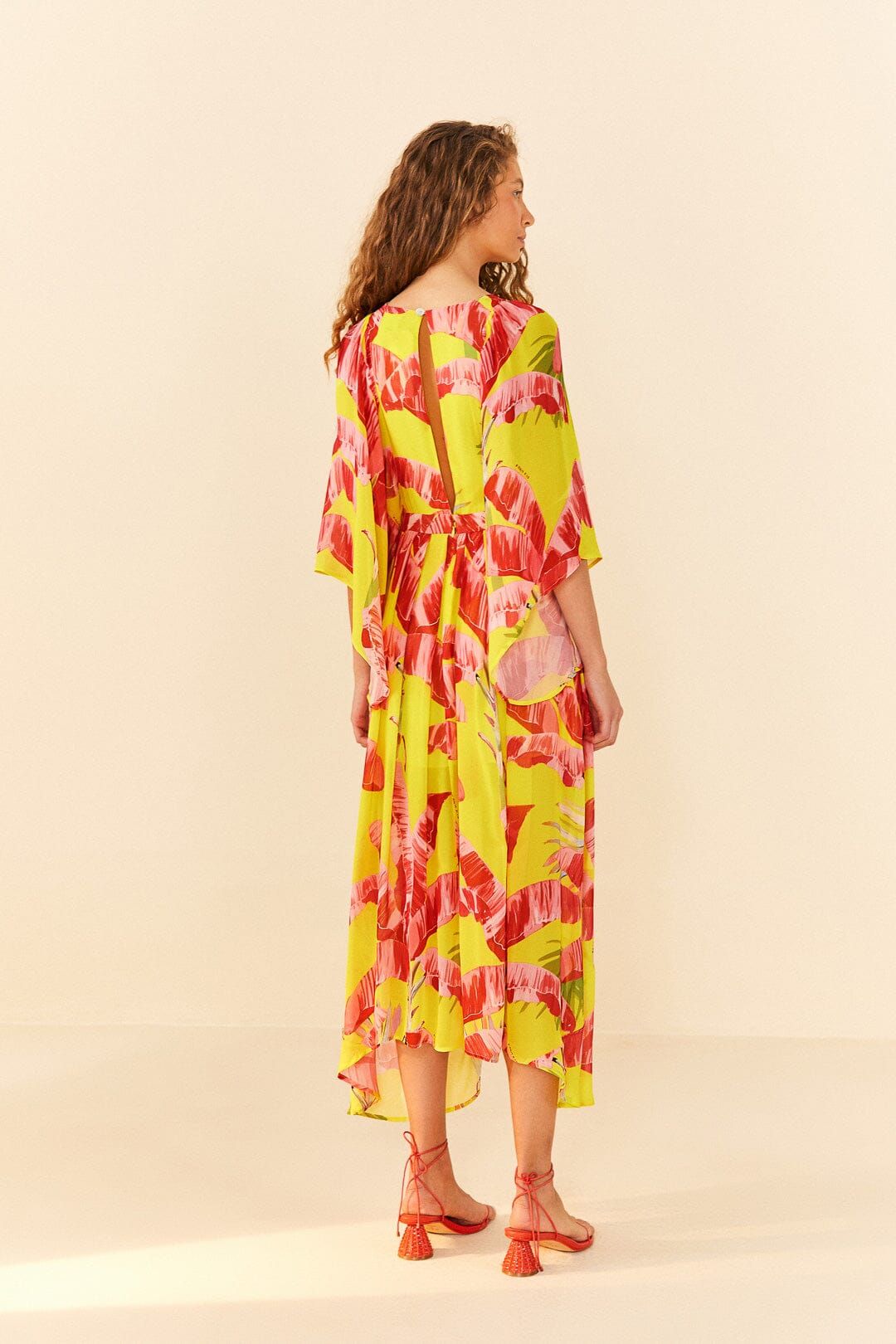 Lime Sweet Jungle Kaftan Dress sold by FARM Rio product image thumbnail 2