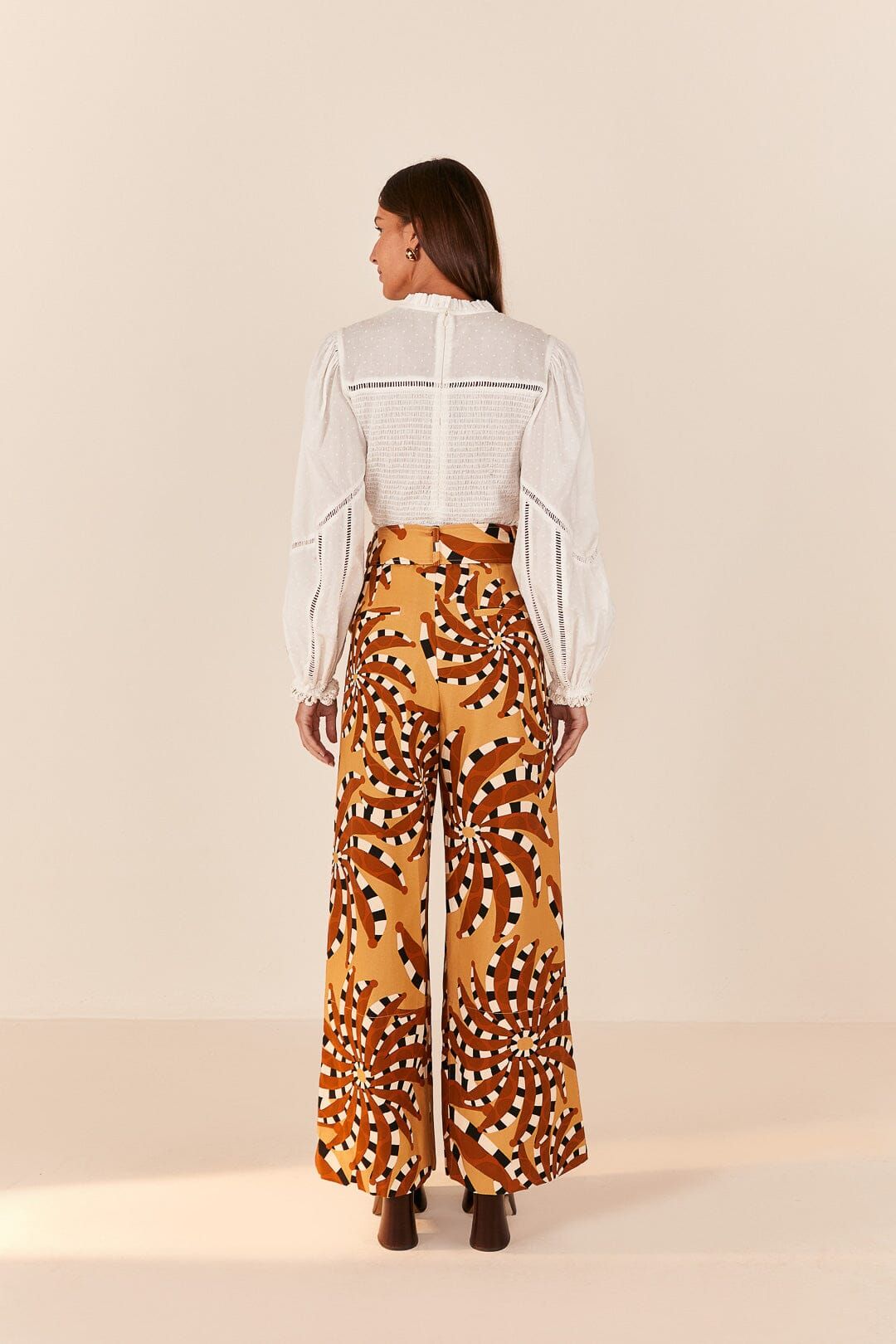 Beige Bananada Tailored Pants sold by FARM Rio product image thumbnail 3