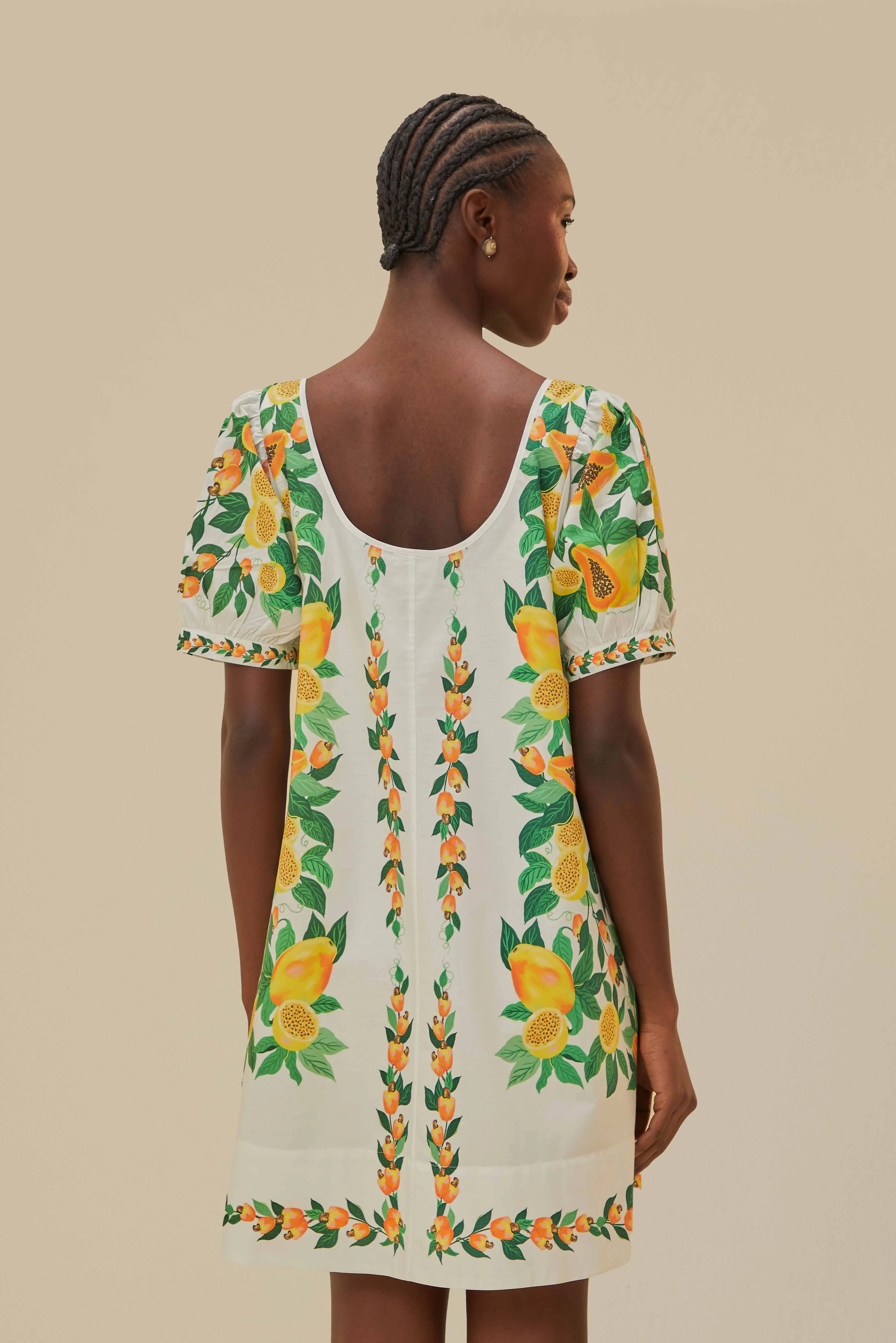 Papaya Salad Scarf Mini Dress sold by FARM Rio product image thumbnail 3