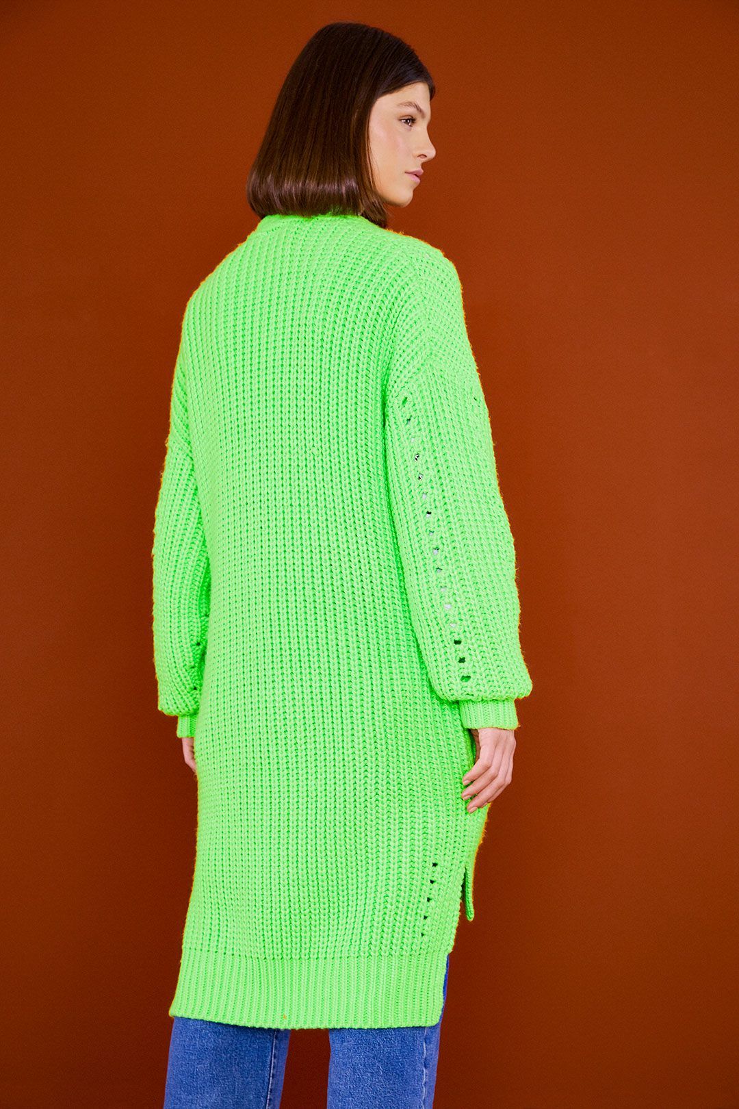 Lime Green Cardigan sold by FARM Rio product image thumbnail 2