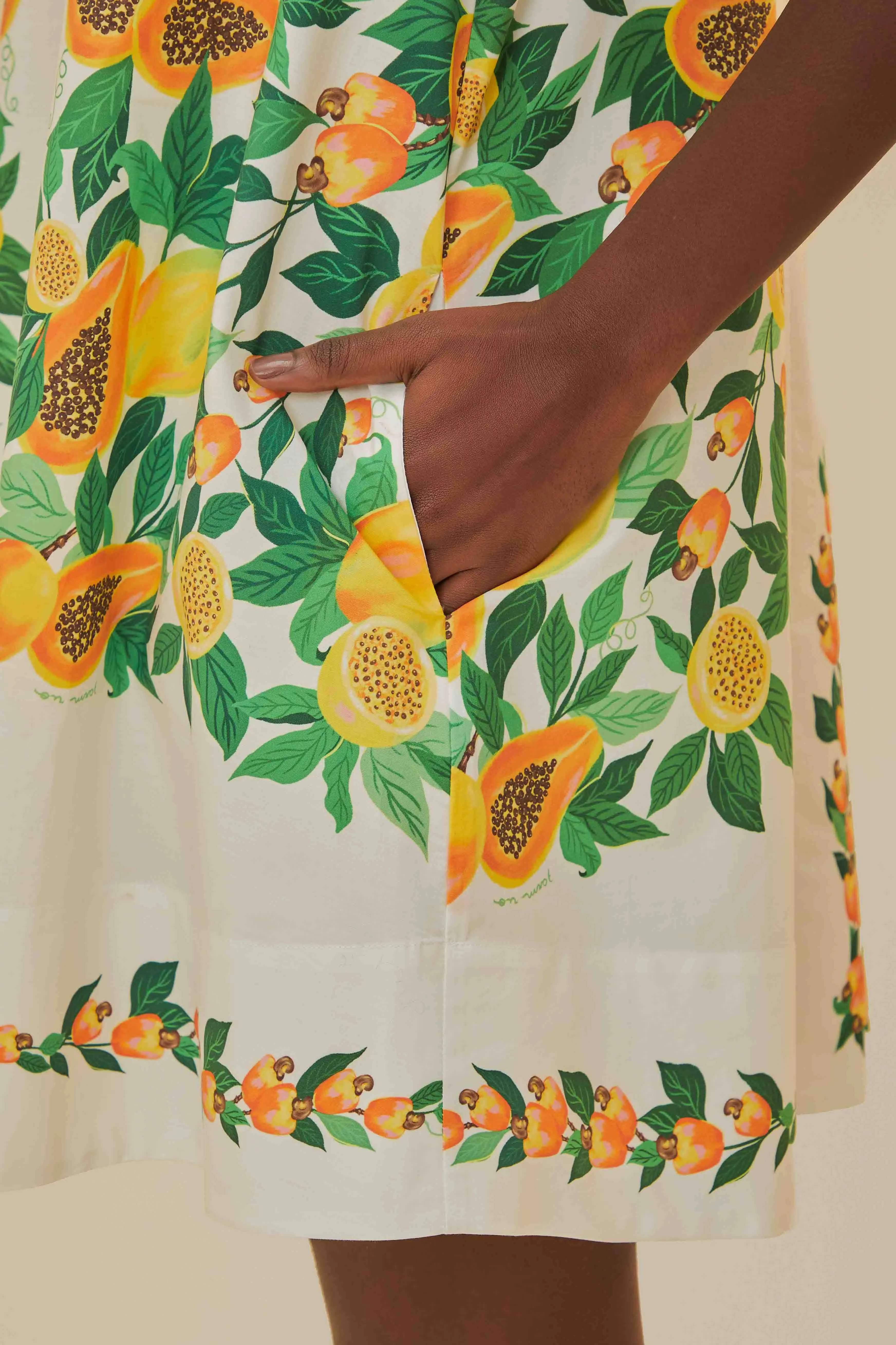 Papaya Salad Scarf Mini Dress sold by FARM Rio product image thumbnail 2