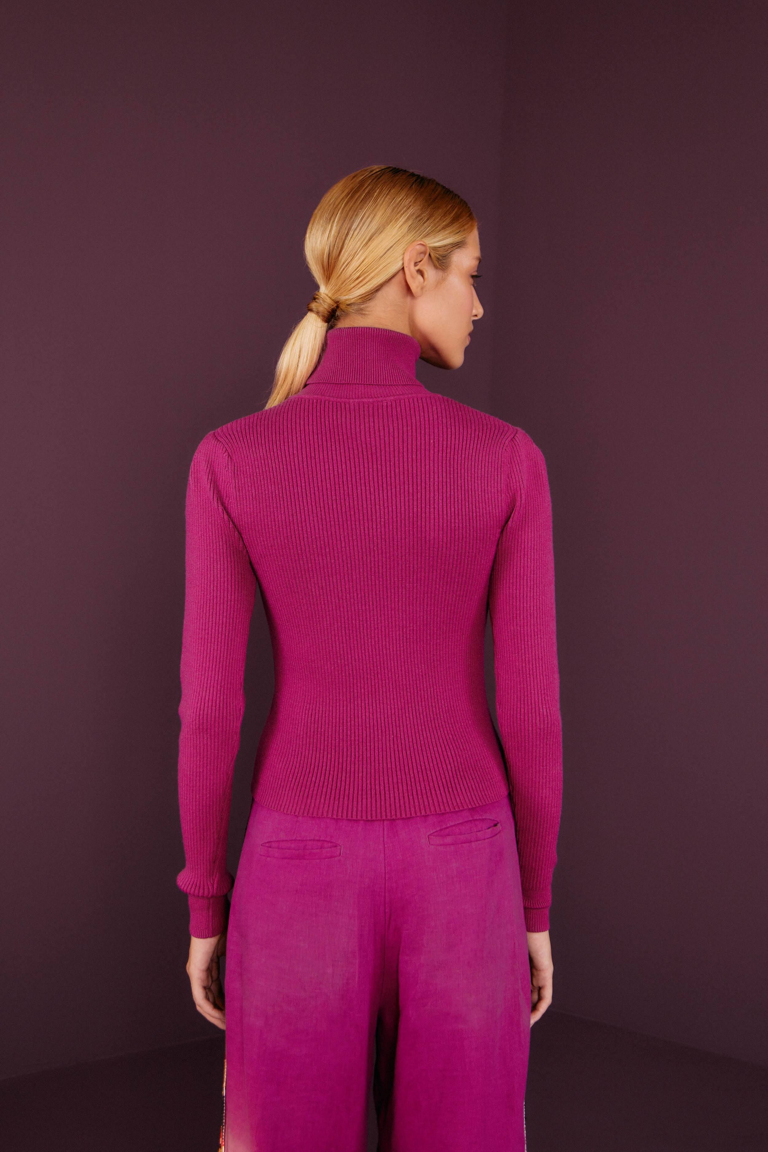 PINK KNIT BLOUSE sold by FARM Rio product image thumbnail 2