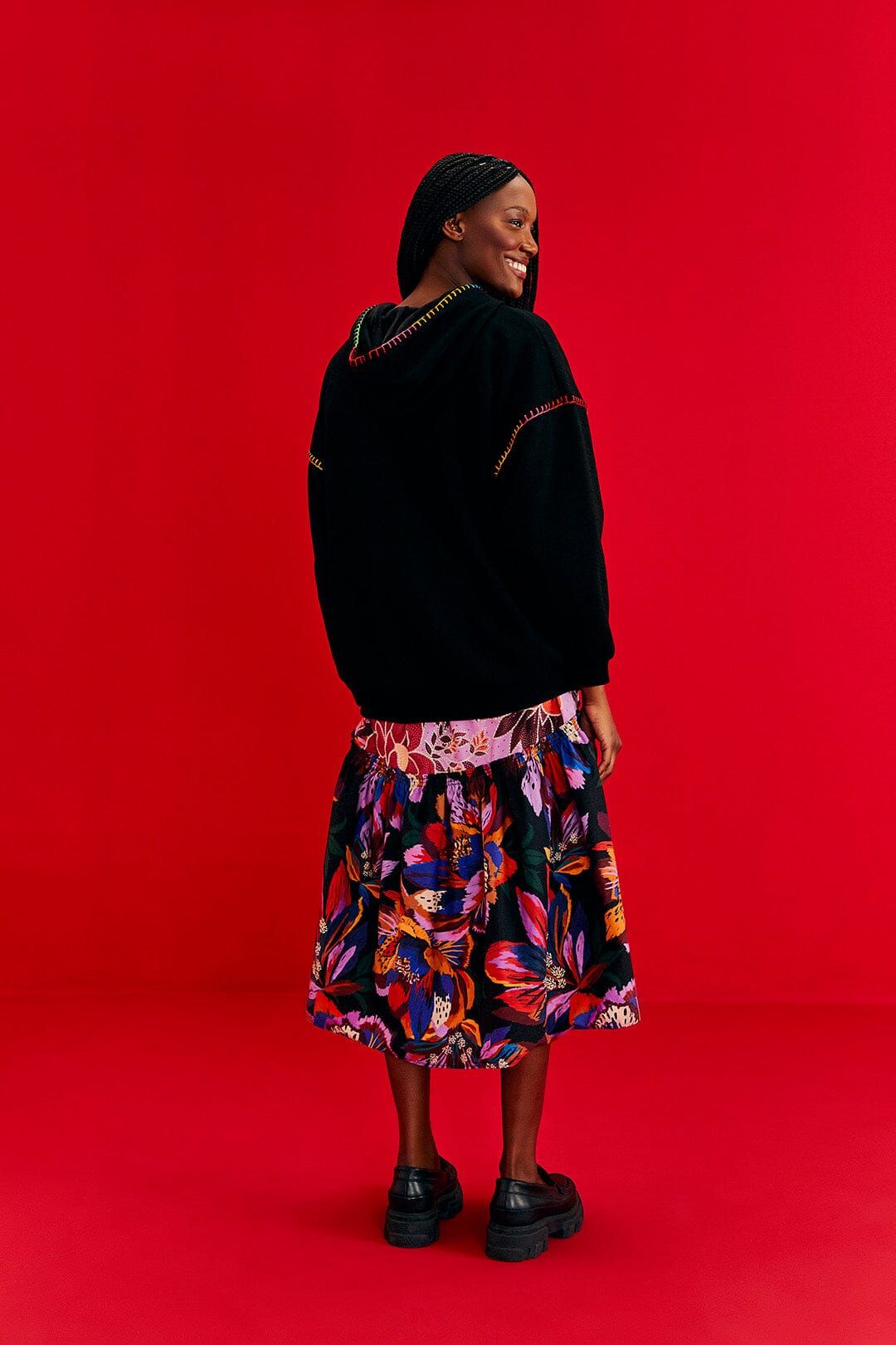 Black Full Of Love Sweatshirt sold by FARM Rio product image thumbnail 2