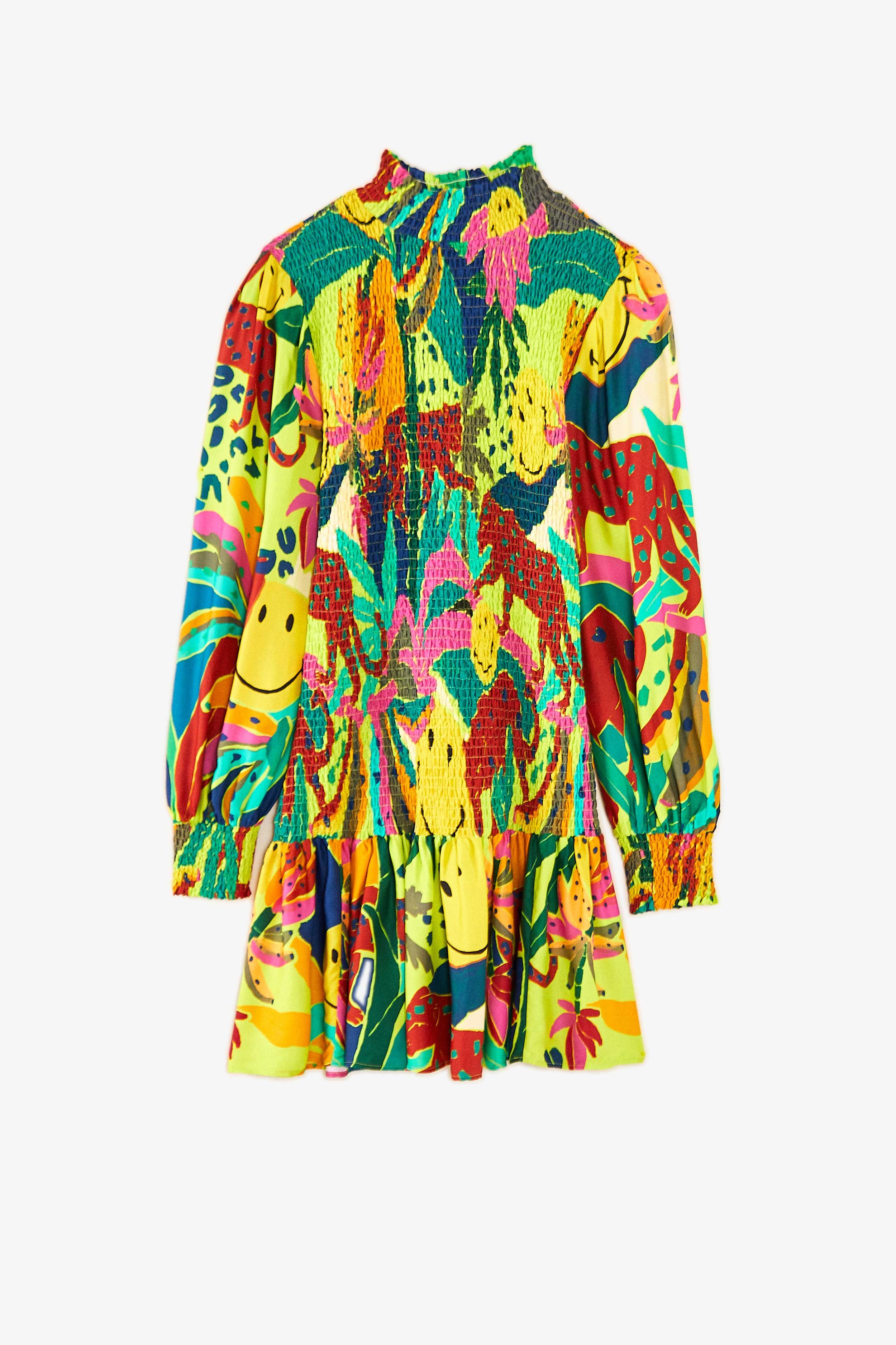 Leopards Jungle Smiley® Mini Dress sold by FARM Rio product image thumbnail 6