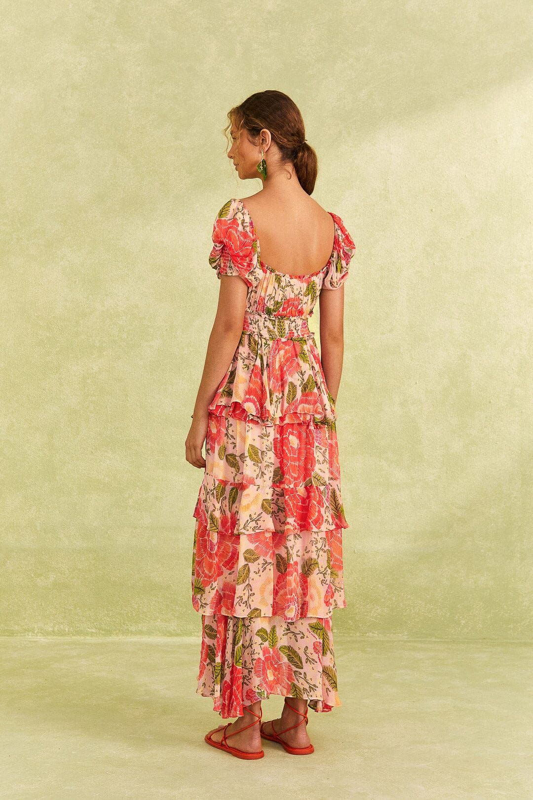 Pink Blooming Floral Maxi Dress sold by FARM Rio product image thumbnail 4