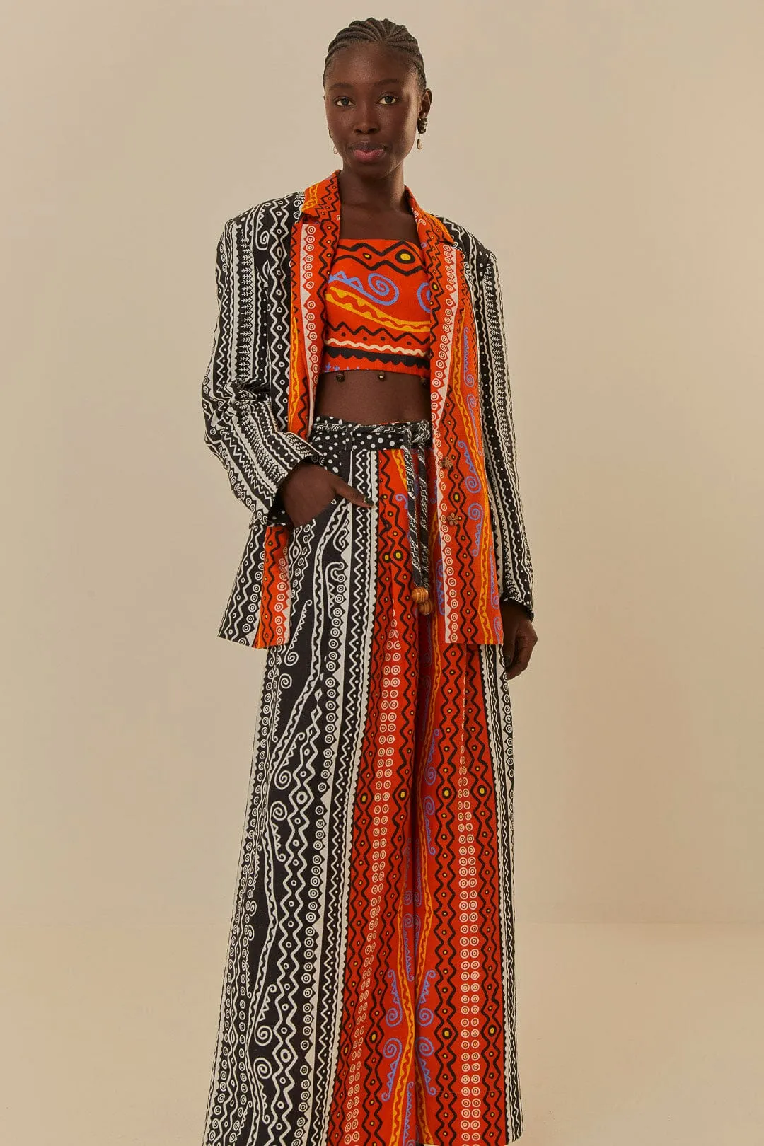 Mixed Myriad Pants sold by FARM Rio product image thumbnail 2