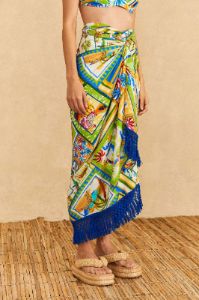 Bahia Mixed Scarves Sarong sold by FARM Rio