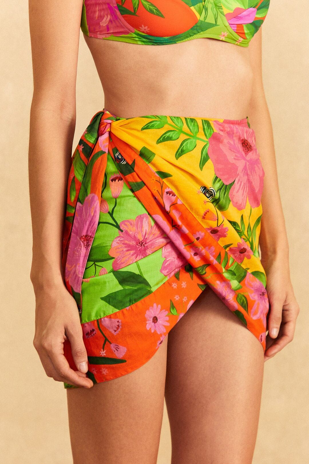 Romantic Garden Cover-Up Skirt sold by FARM Rio product image thumbnail 2