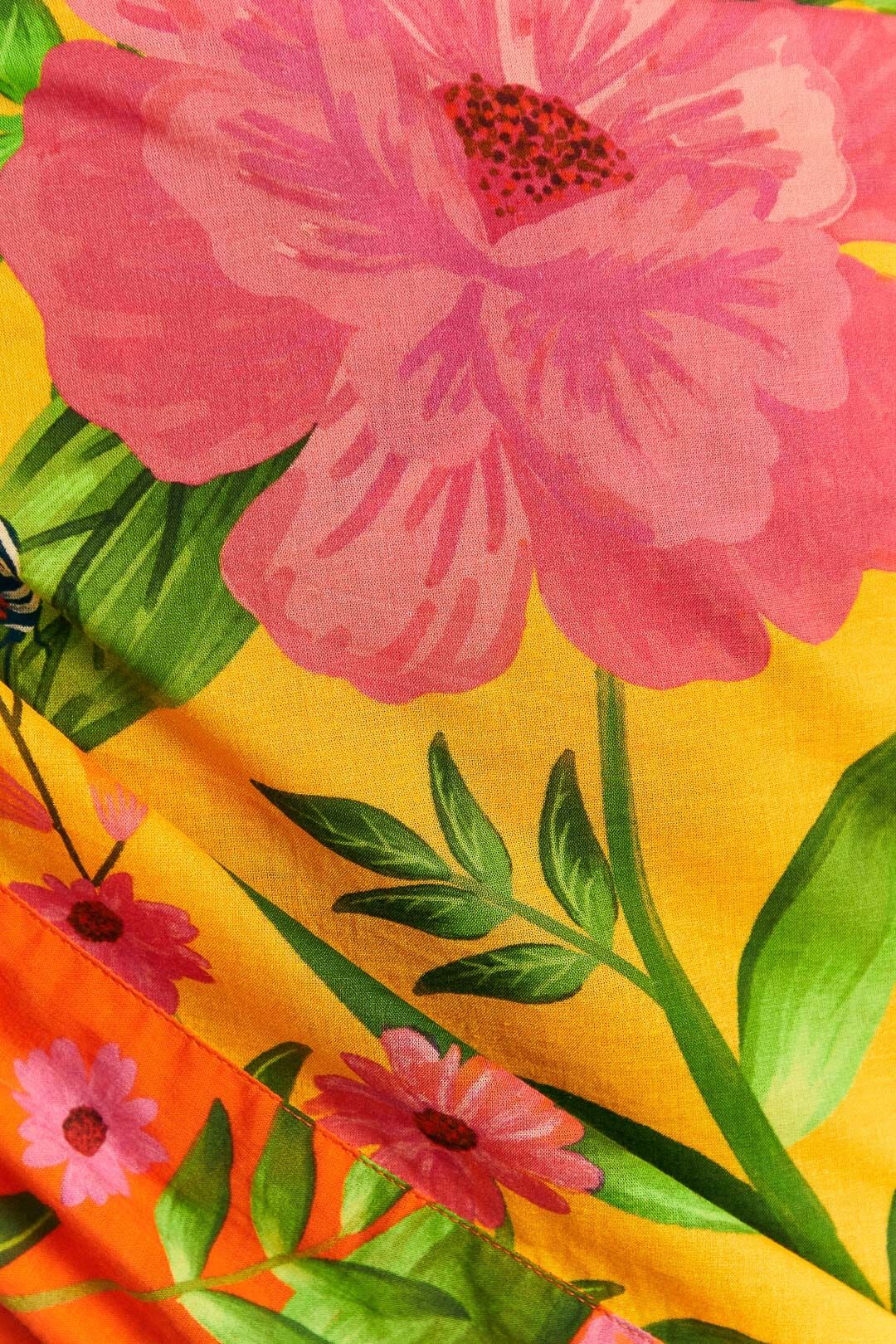 Romantic Garden Cover-Up Skirt sold by FARM Rio product image thumbnail 4