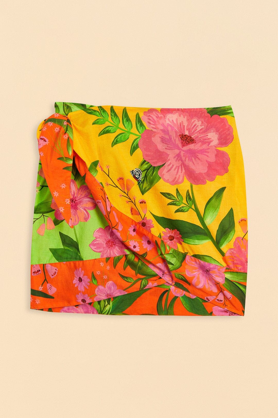 Romantic Garden Cover-Up Skirt sold by FARM Rio product image thumbnail 5