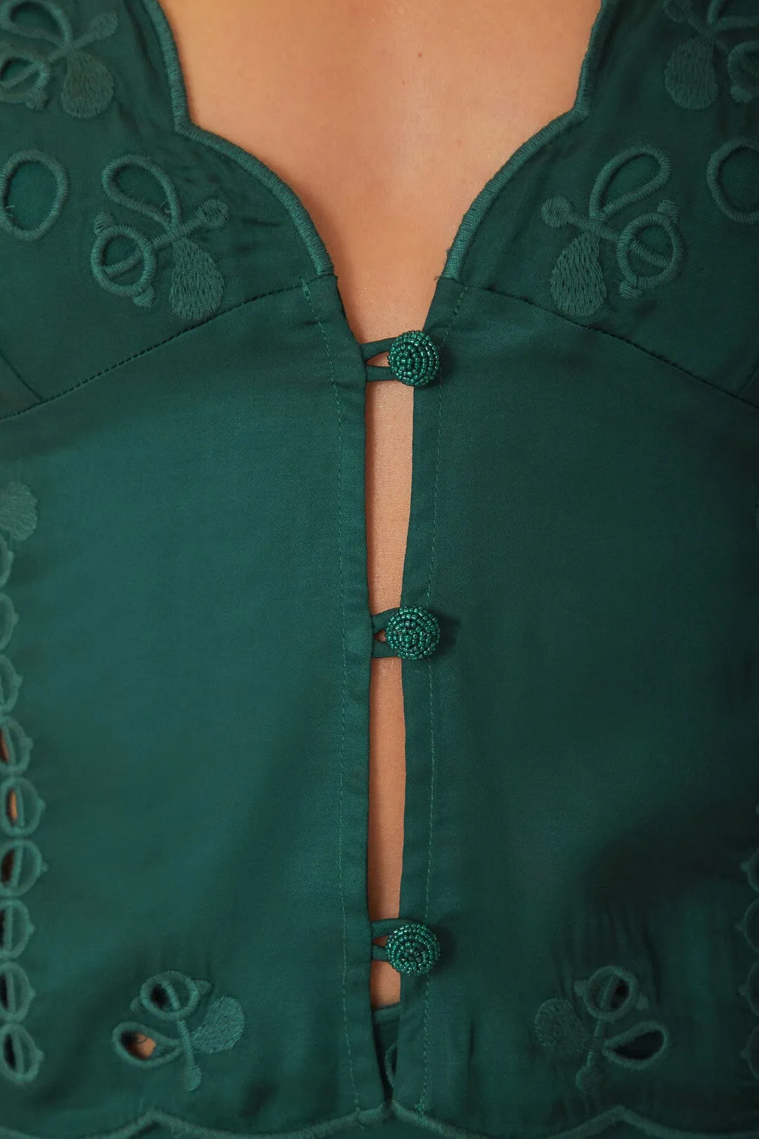 Green Richelieu Sleeveless Blouse sold by FARM Rio product image thumbnail 5
