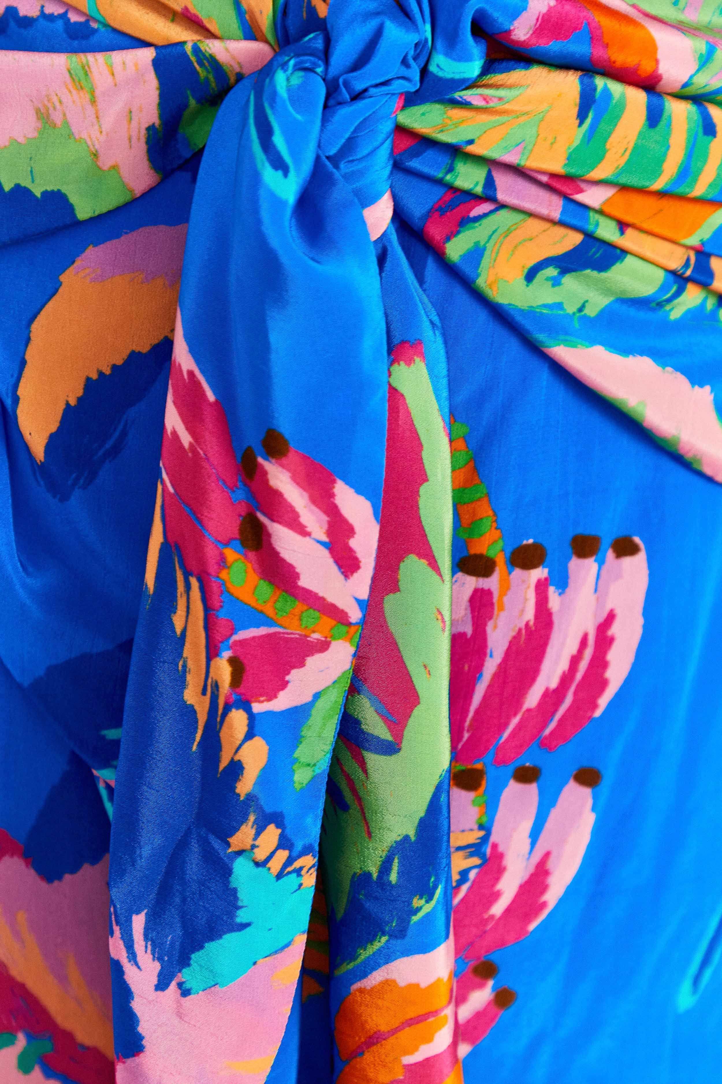 Blue Painted Jungle Mini Skirt sold by FARM Rio product image thumbnail 5