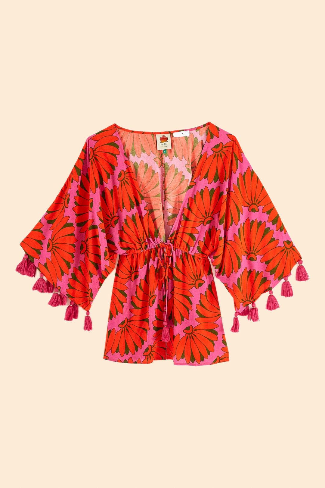 Pink Copacabana Cover Up sold by FARM Rio product image thumbnail 6