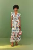 White Summer Garden Maxi Dress sold by FARM Rio