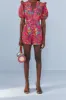 Pink Macaw Party Organic Cotton Romper sold by FARM Rio
