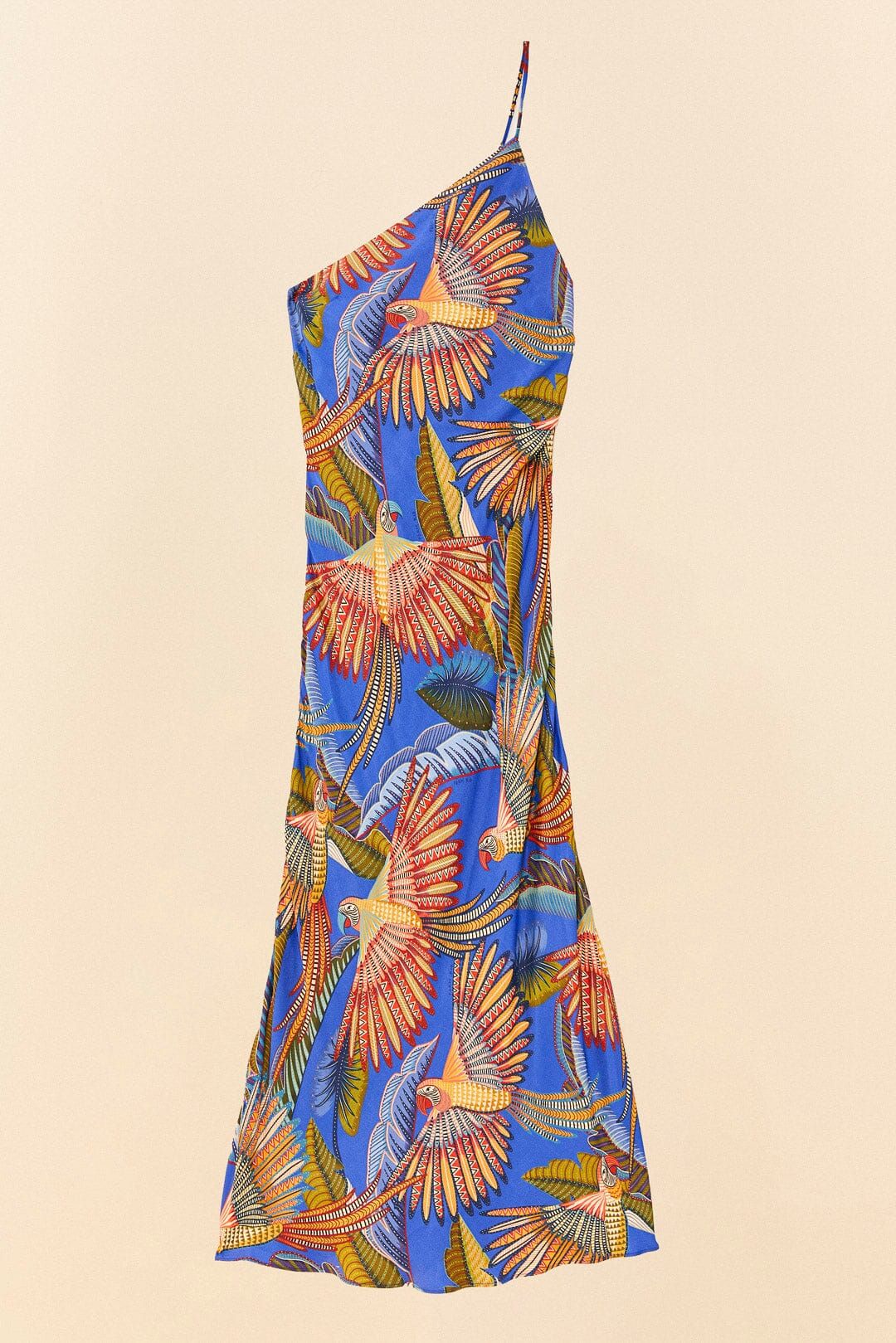 Blue Macaw Flight Lenzing™ Ecovero™ Viscose Midi Dress sold by FARM Rio product image thumbnail 5