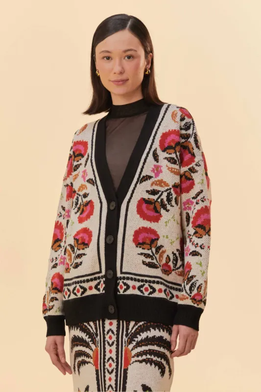 Sand Palms Paradise Knit Cardigan sold by FARM Rio