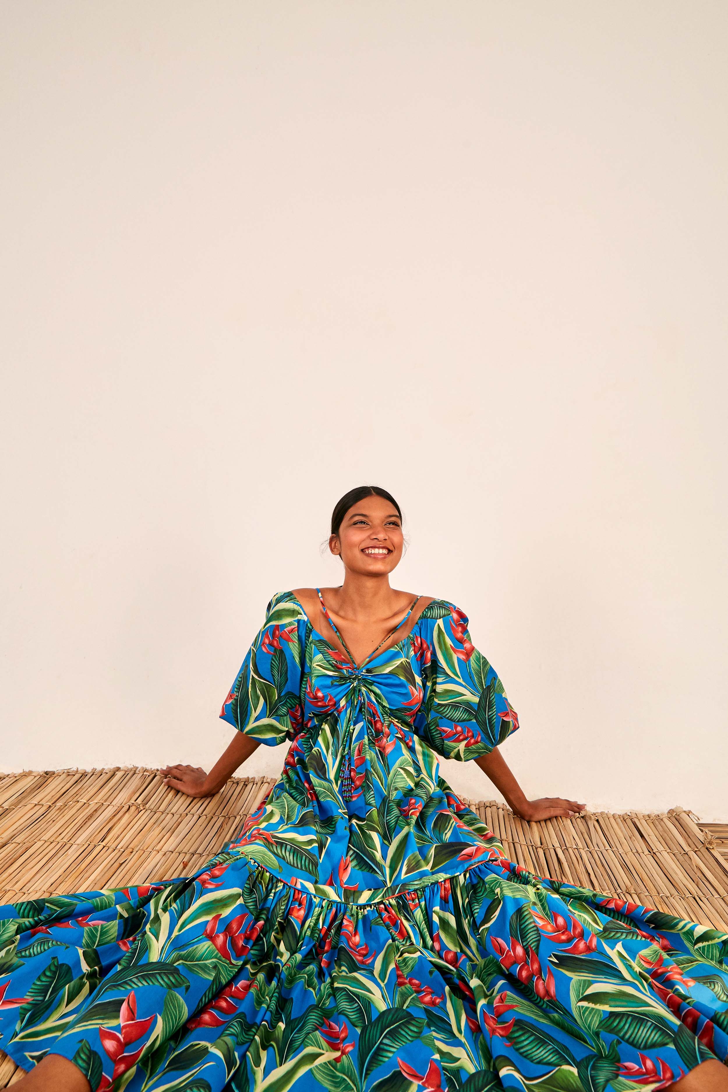 DREAM GARDEN MIDI DRESS sold by FARM Rio product image thumbnail 2