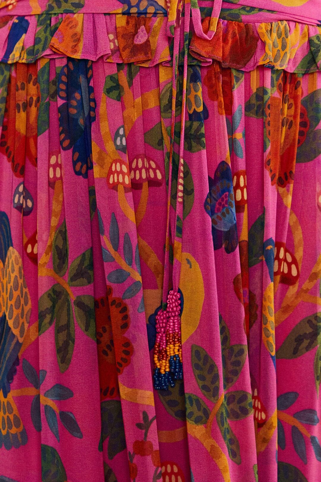Pink Sweet Forest Maxi Dress sold by FARM Rio product image thumbnail 5