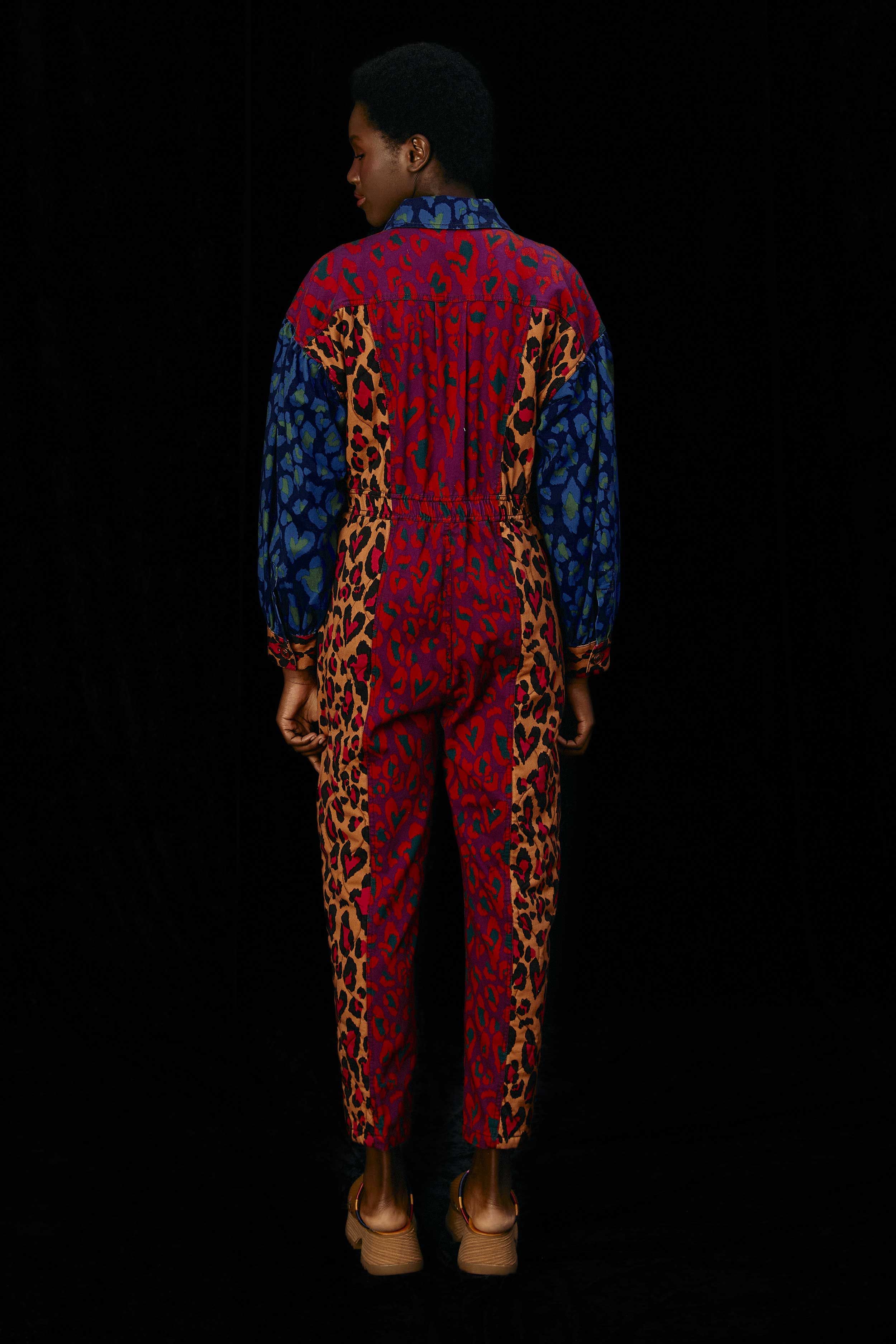 Mixed Leopard Pop Jumpsuit sold by FARM Rio product image thumbnail 3
