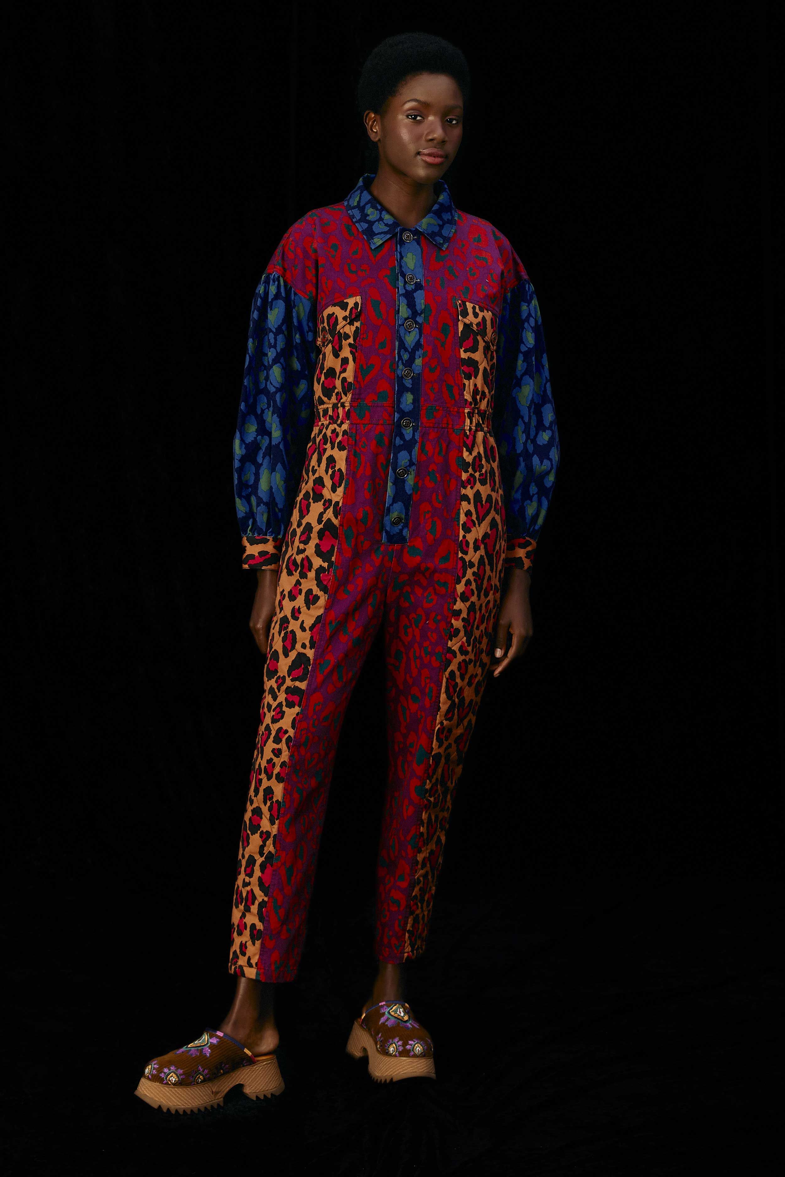 Mixed Leopard Pop Jumpsuit sold by FARM Rio product image thumbnail 4