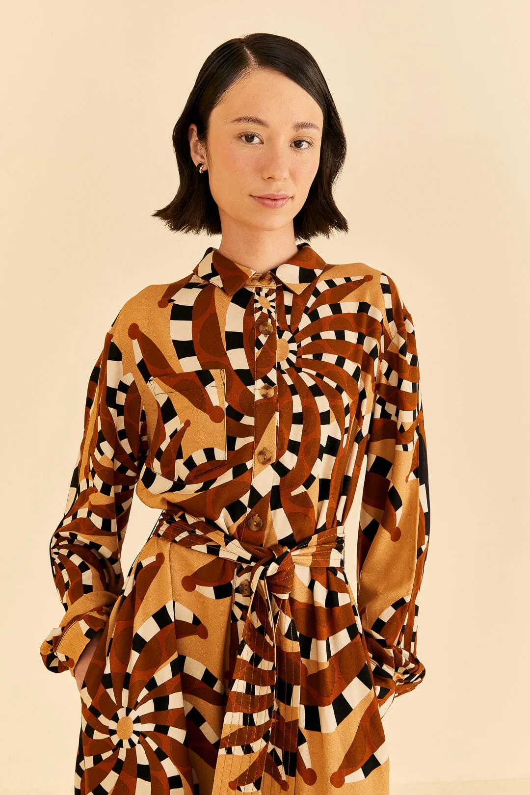 Mixed Bananada Jumpsuit sold by FARM Rio product image thumbnail 3