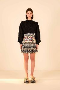 BLACK 3D STAR BLOUSE sold by FARM Rio
