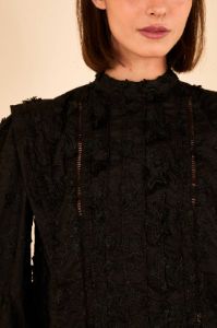 BLACK 3D STAR BLOUSE sold by FARM Rio