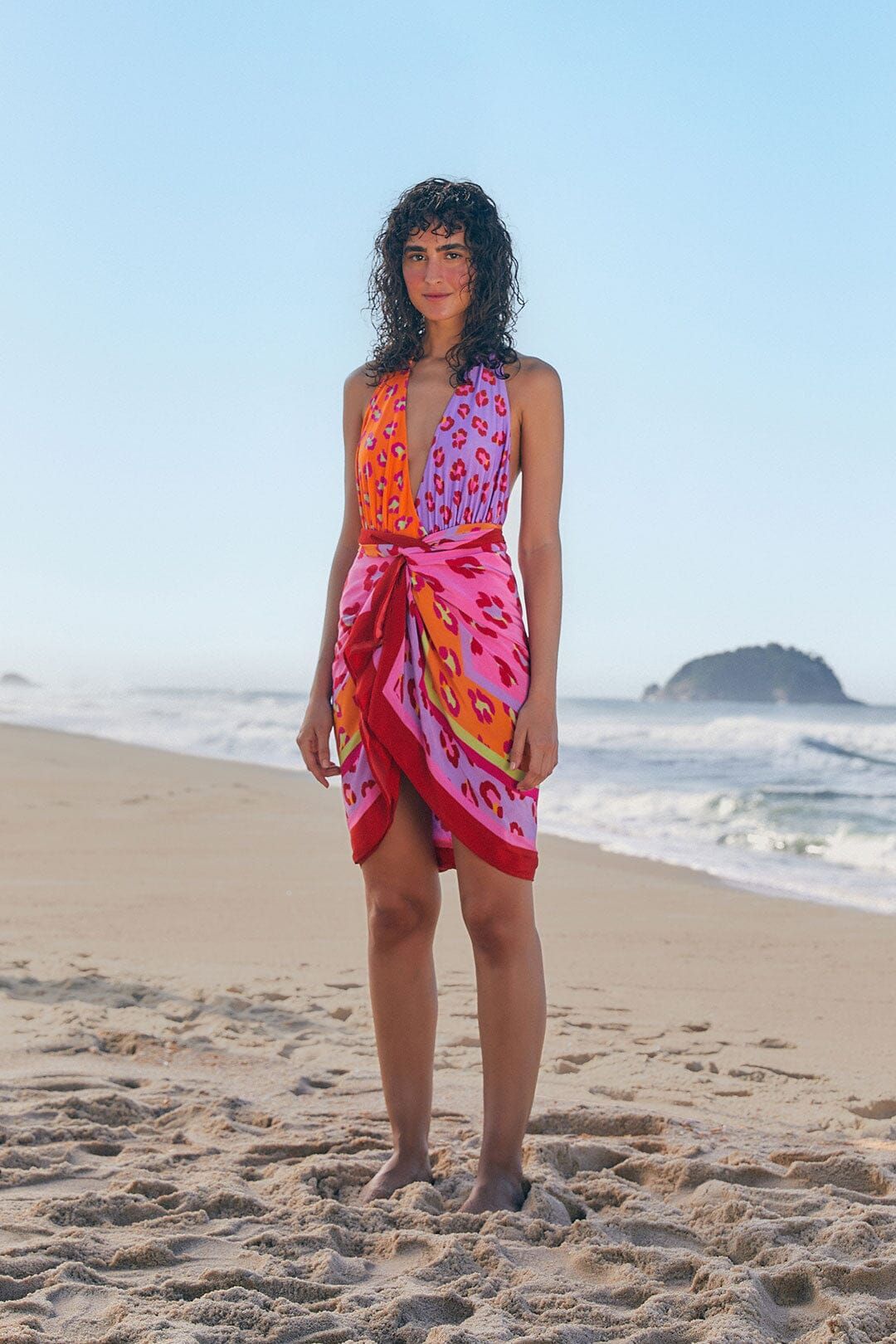 Maxi Leopard Patch Sarong sold by FARM Rio product image thumbnail 4