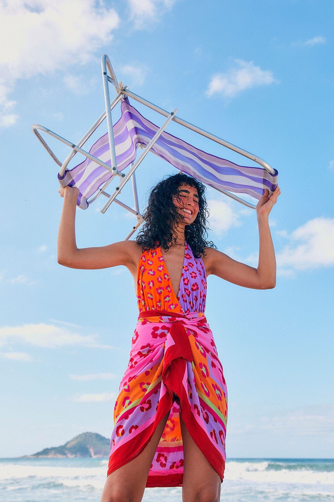 Maxi Leopard Patch Sarong sold by FARM Rio