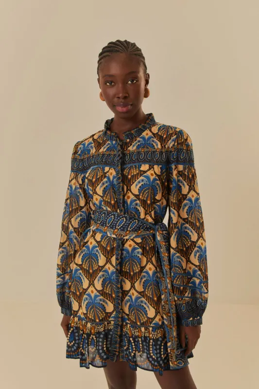 Beige Cocopalm Mini Dress sold by FARM Rio