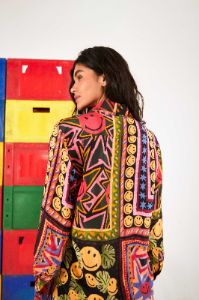 Patchwork Tapestry Smiley® Shirt sold by FARM Rio