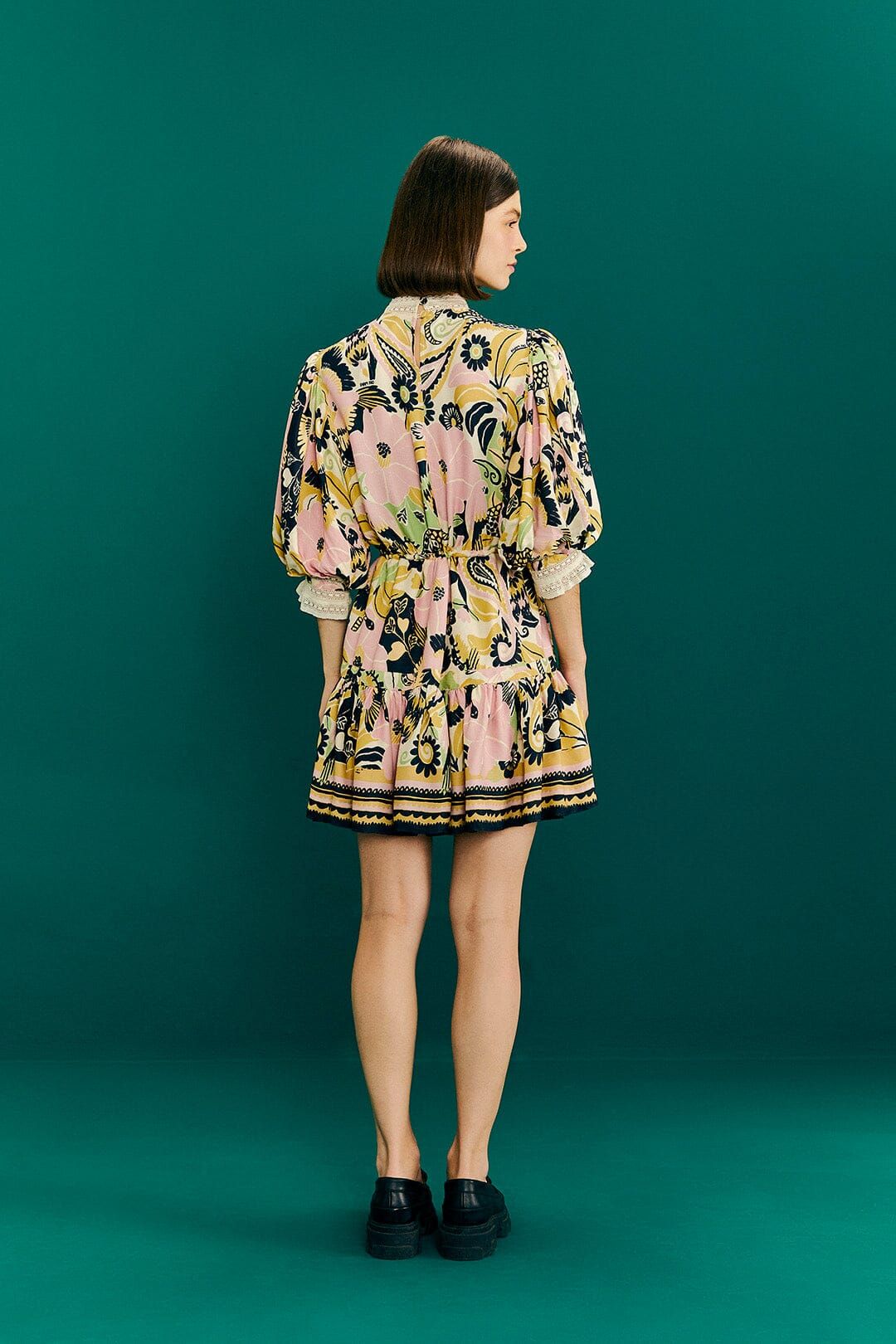 Sand Vintage Forest Mini Dress sold by FARM Rio product image thumbnail 2