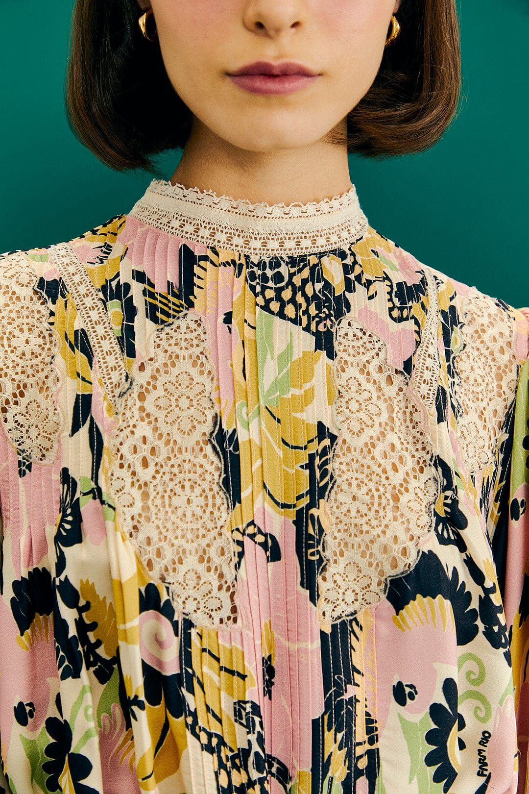 Sand Vintage Forest Mini Dress sold by FARM Rio product image thumbnail 5