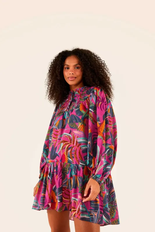 Rainbow Macaws Mini Dress sold by FARM Rio