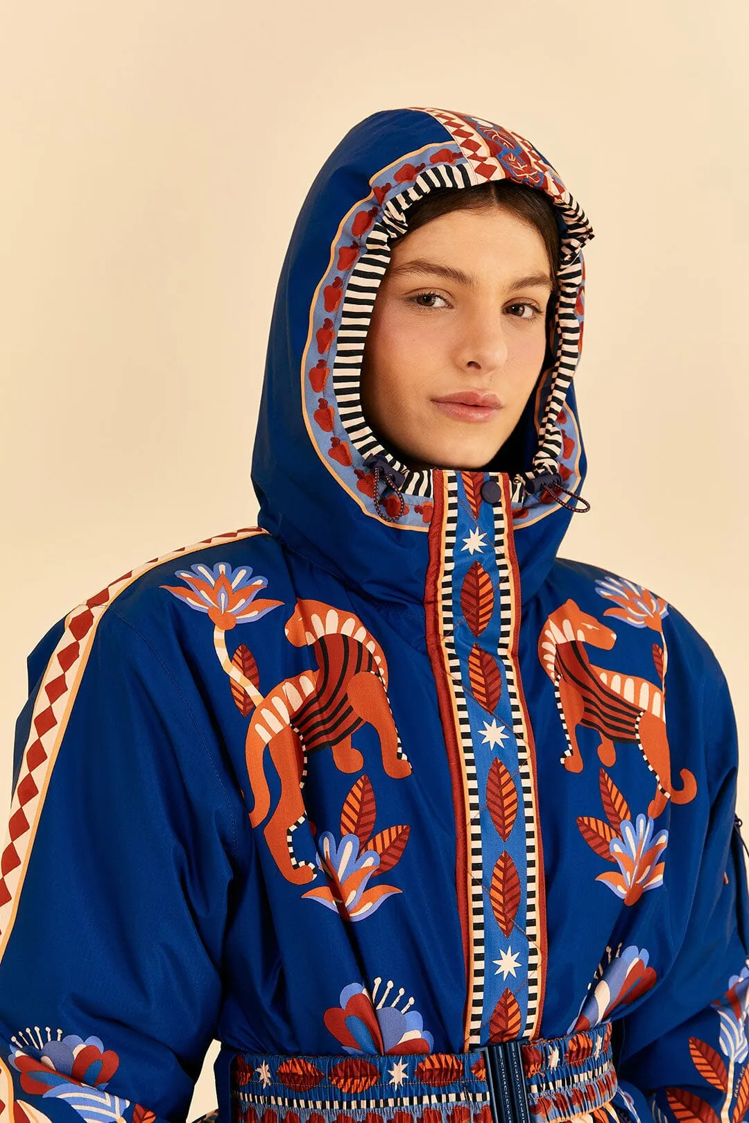 Blue Nature Beauty Ski Jacket sold by FARM Rio product image thumbnail 3