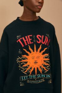 Black The Sun Sweatshirt sold by FARM Rio