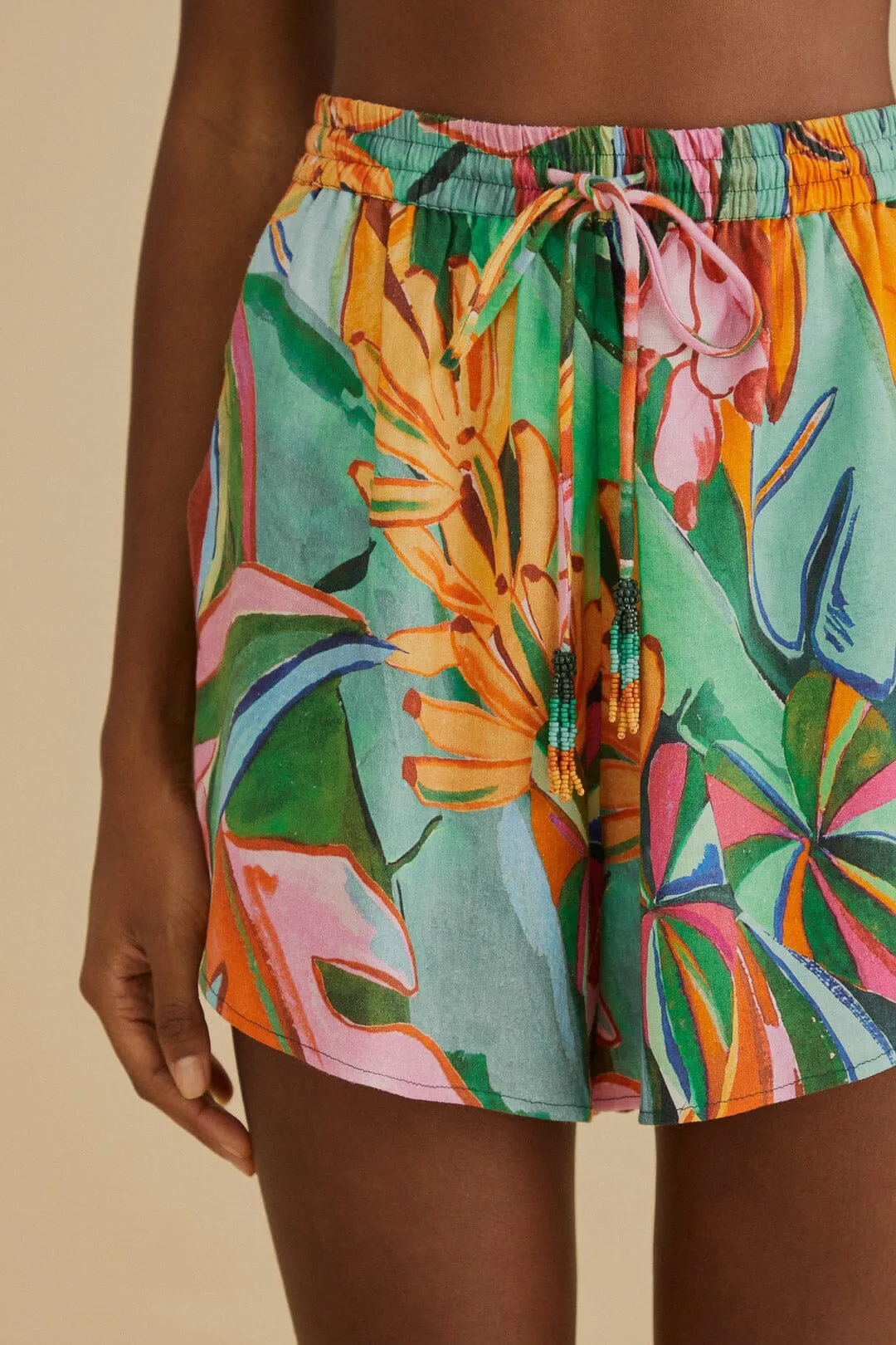 Banana Foliage Shorts sold by FARM Rio product image thumbnail 3