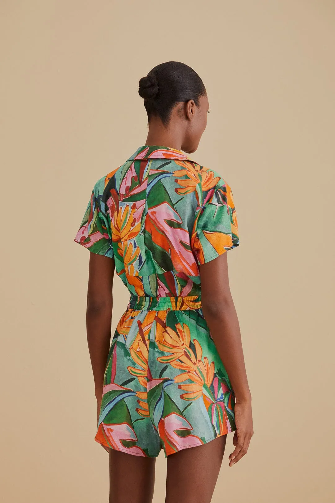 Banana Foliage Shorts sold by FARM Rio product image thumbnail 4