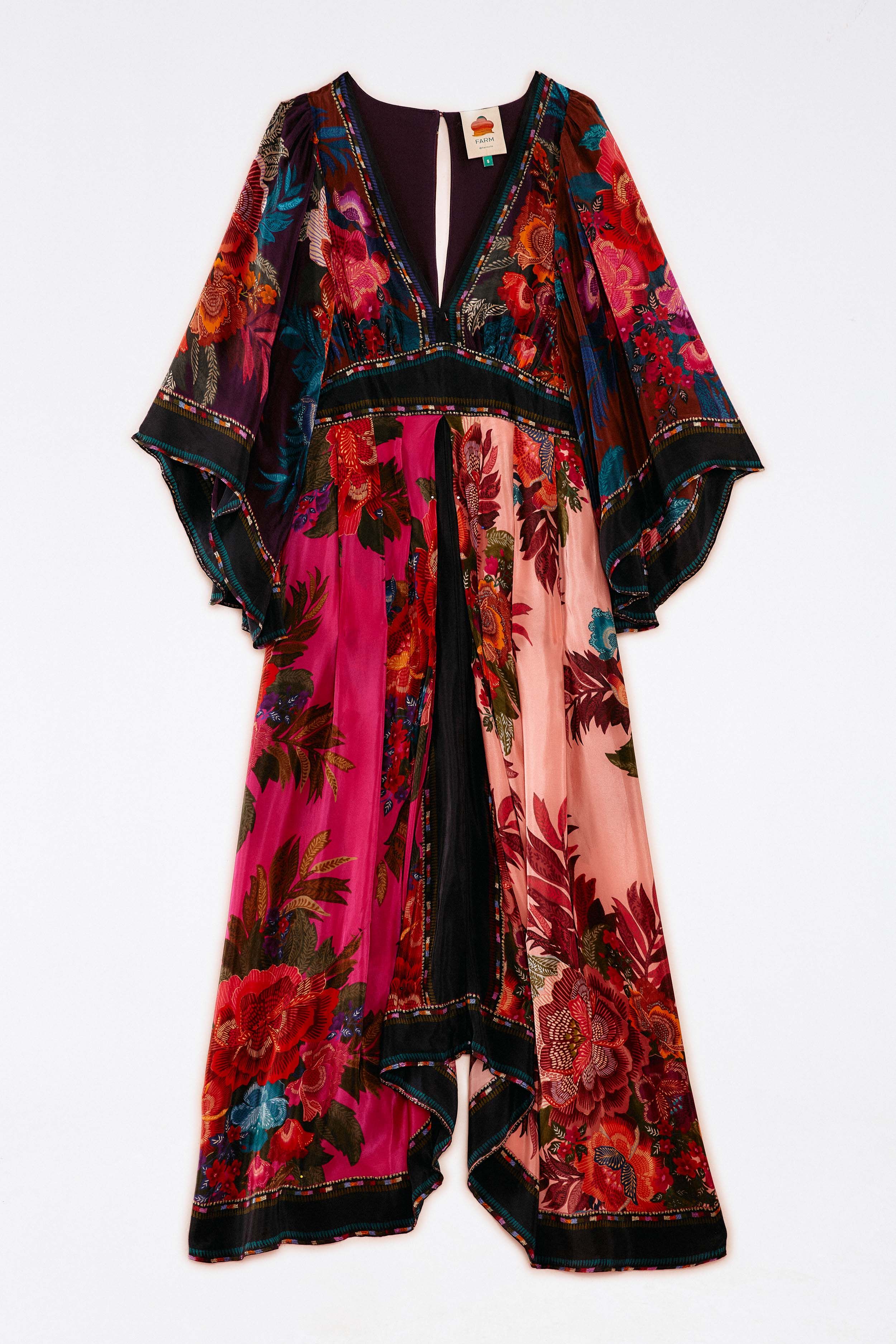 Flower Scarves Maxi Dress sold by FARM Rio product image thumbnail 6