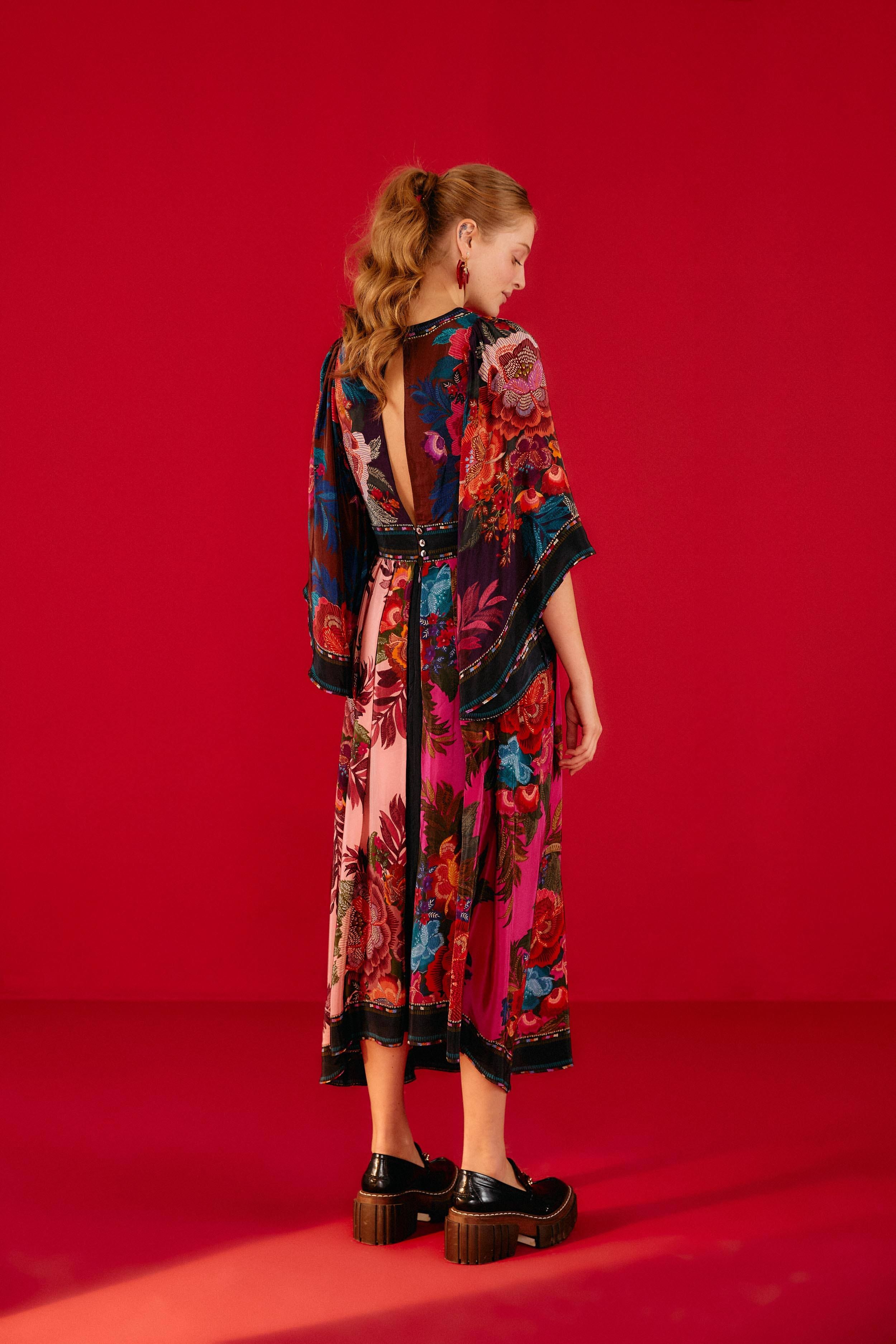 Flower Scarves Maxi Dress sold by FARM Rio product image thumbnail 2