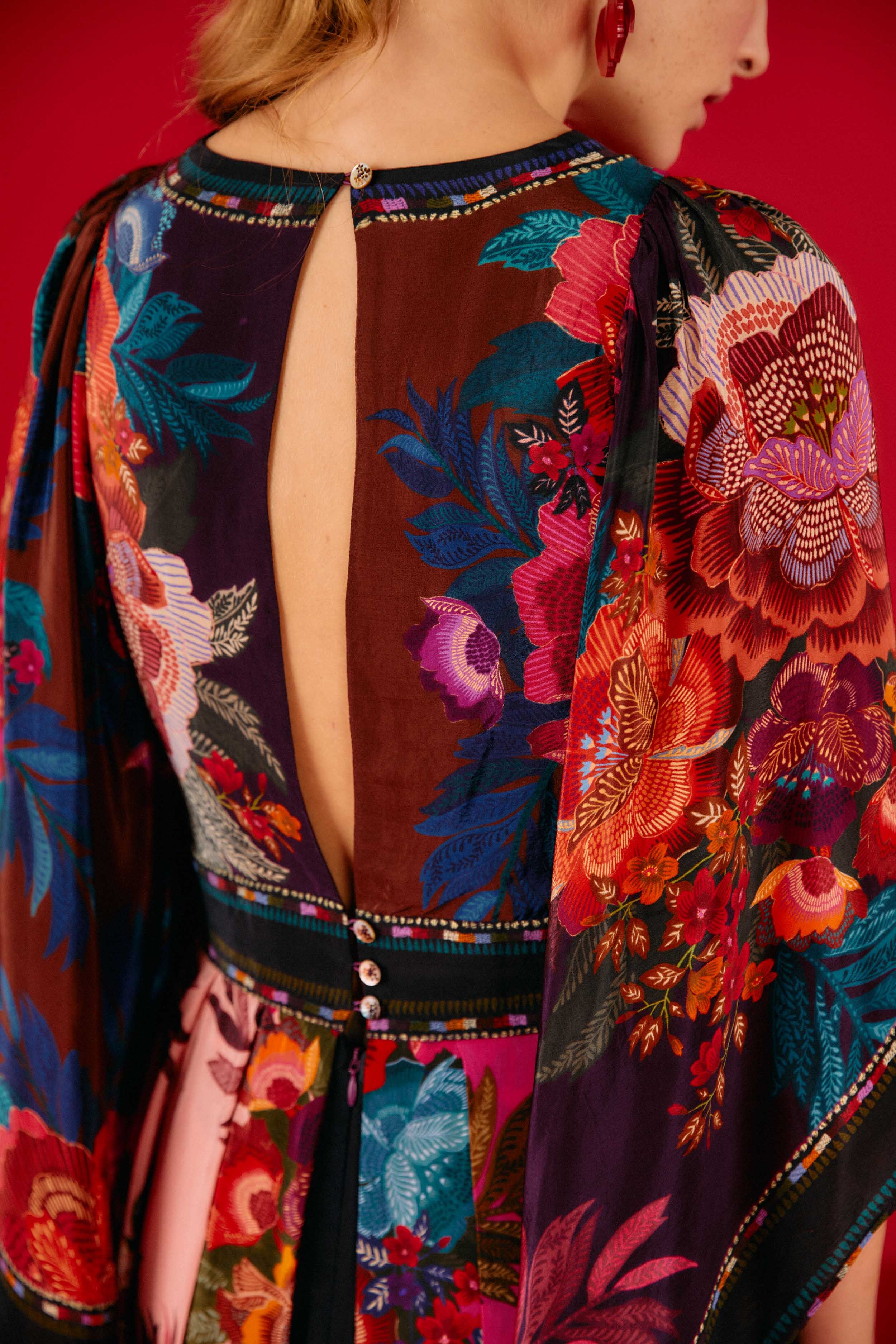 Flower Scarves Maxi Dress sold by FARM Rio product image thumbnail 5