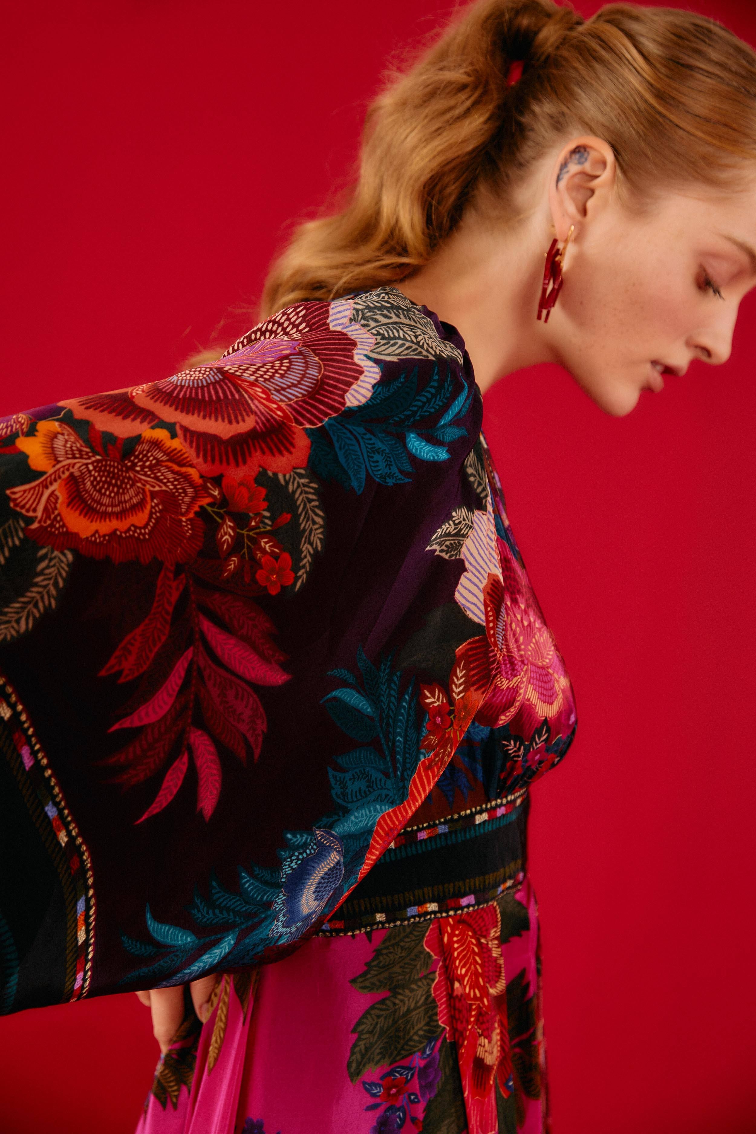 Flower Scarves Maxi Dress sold by FARM Rio product image thumbnail 3