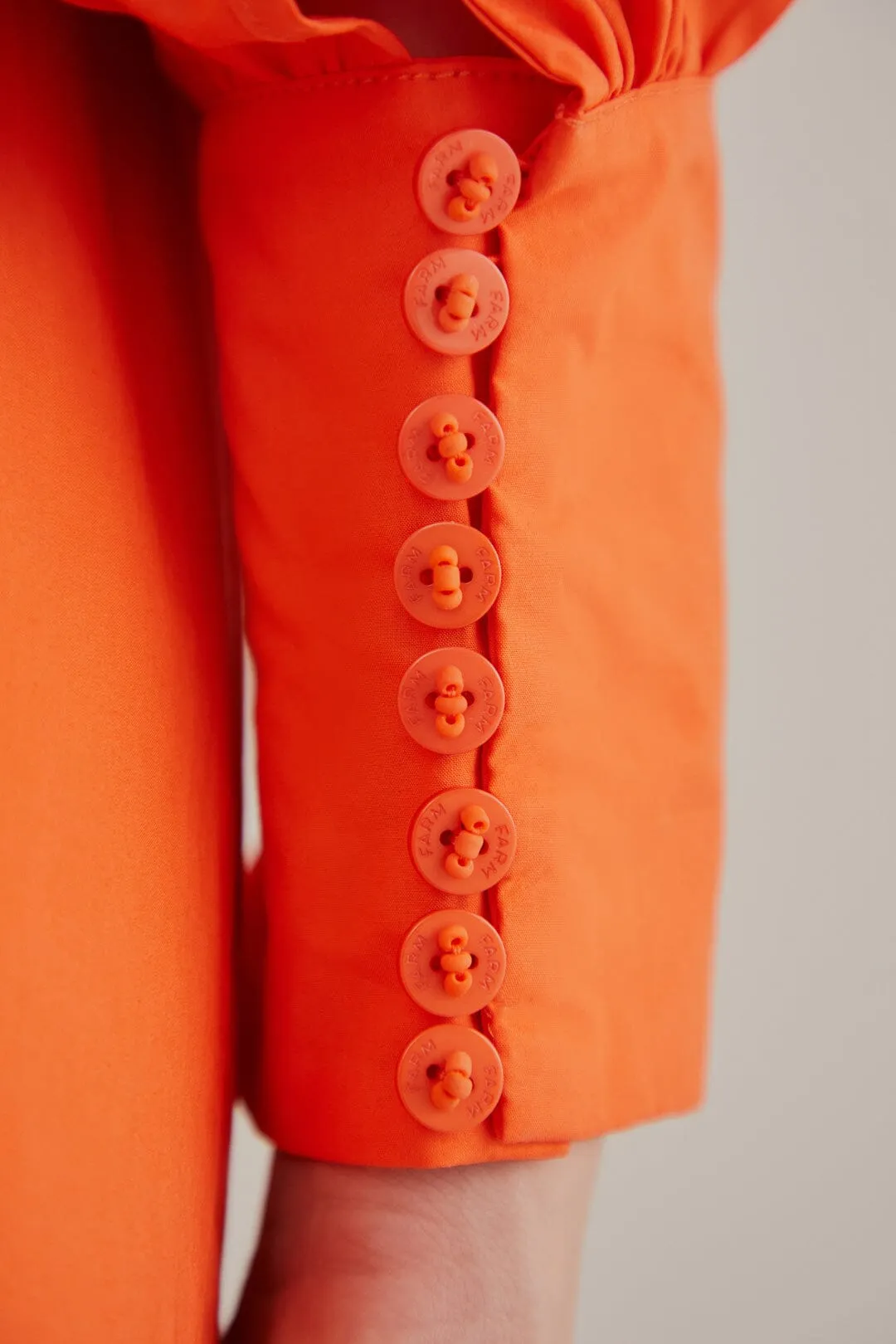 Orange Open Back Mini Dress sold by FARM Rio product image thumbnail 4