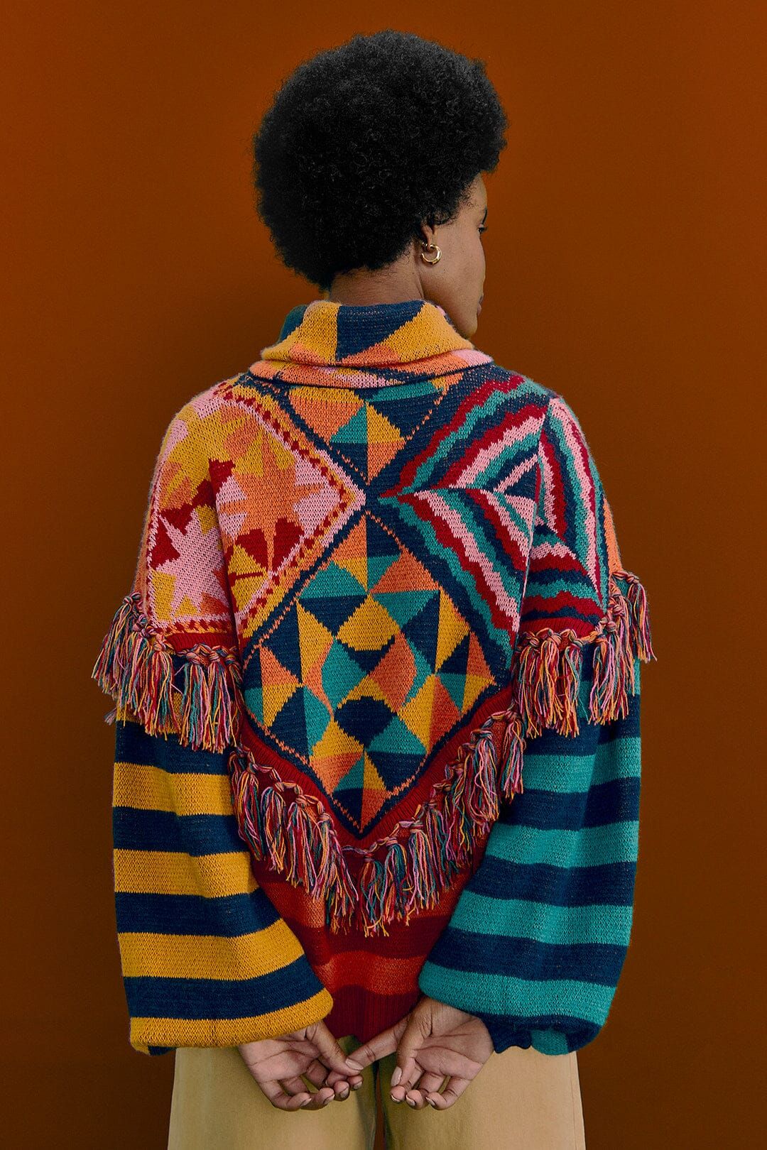 Graphic Scarves Sweater sold by FARM Rio product image thumbnail 4