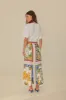 Off-White Tropical Destination LENZING™ ECOVERO™ Euroflax™ Midi Skirt sold by FARM Rio