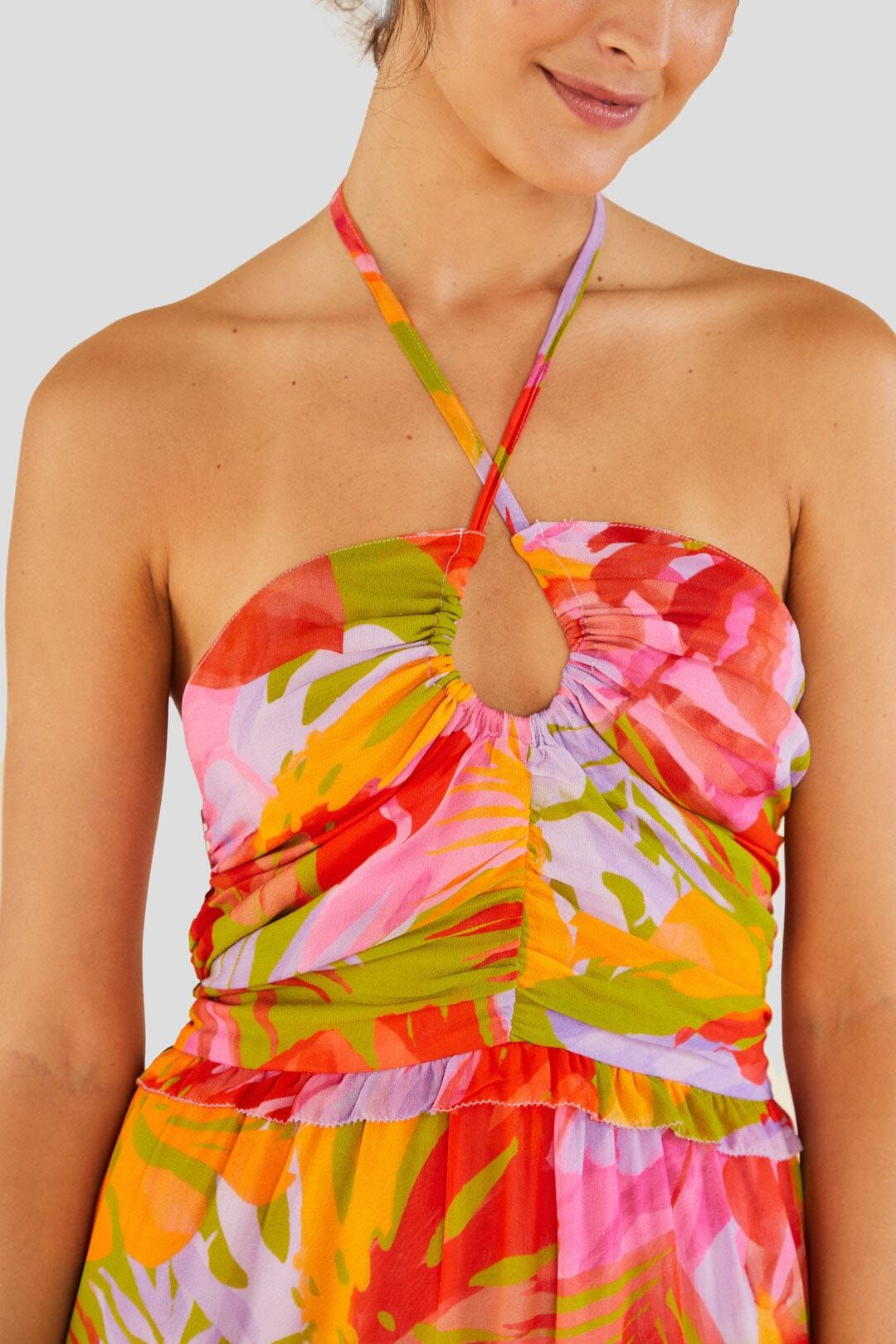 Colorful Leaves Mini Dress sold by FARM Rio product image thumbnail 2