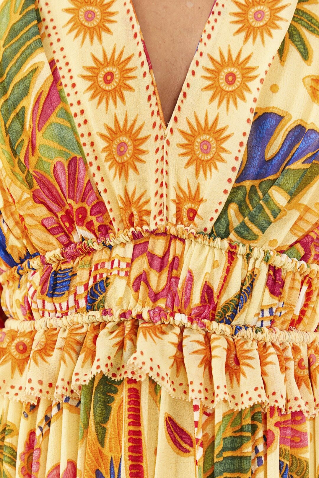 Yellow Rio Tapestry Maxi Dress sold by FARM Rio product image thumbnail 5