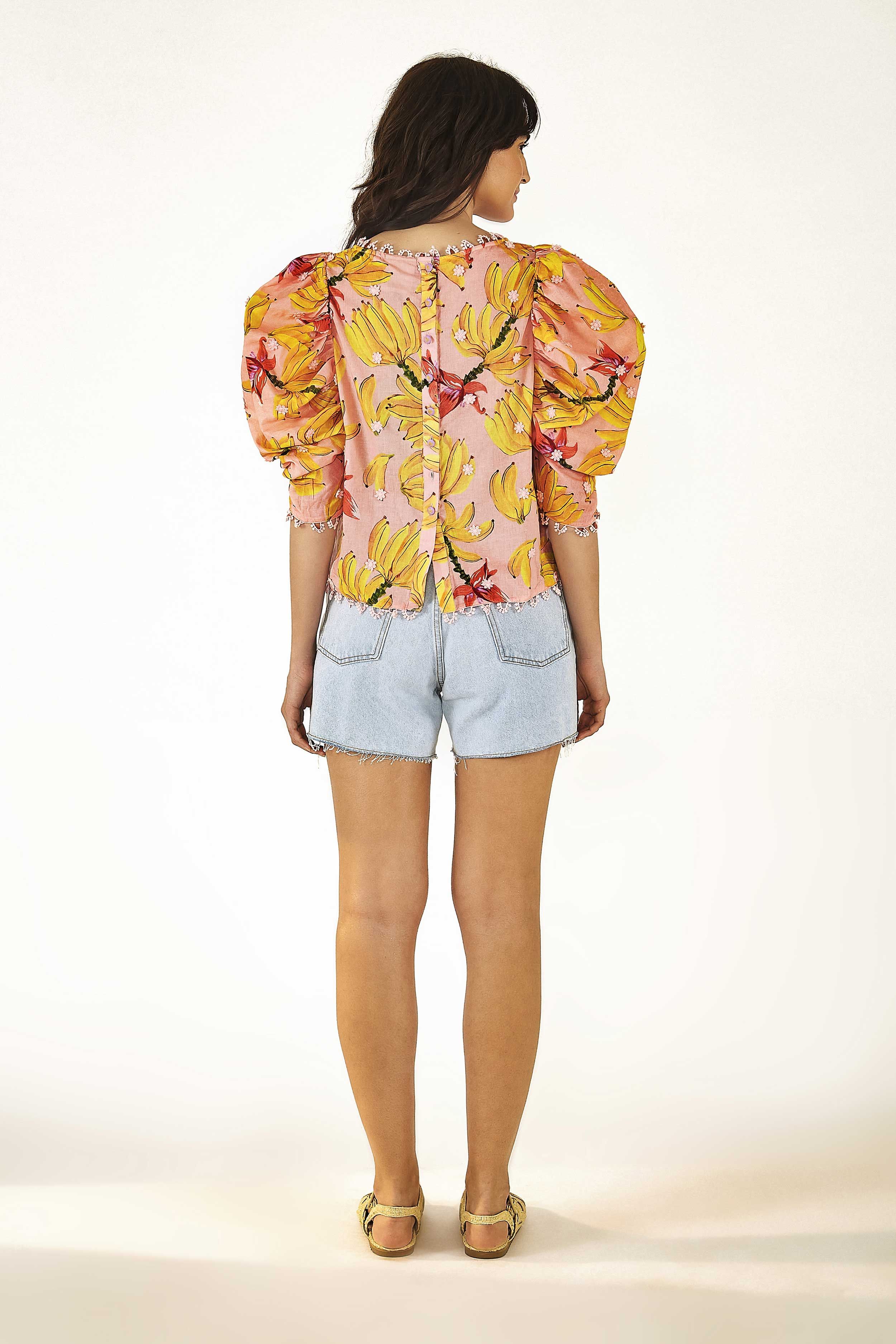 BANANA TASTE BLOUSE sold by FARM Rio product image thumbnail 2